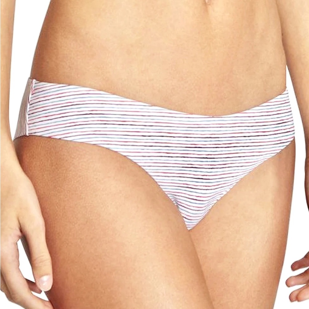 NWOT Eberjey Striped Bikini Bottoms